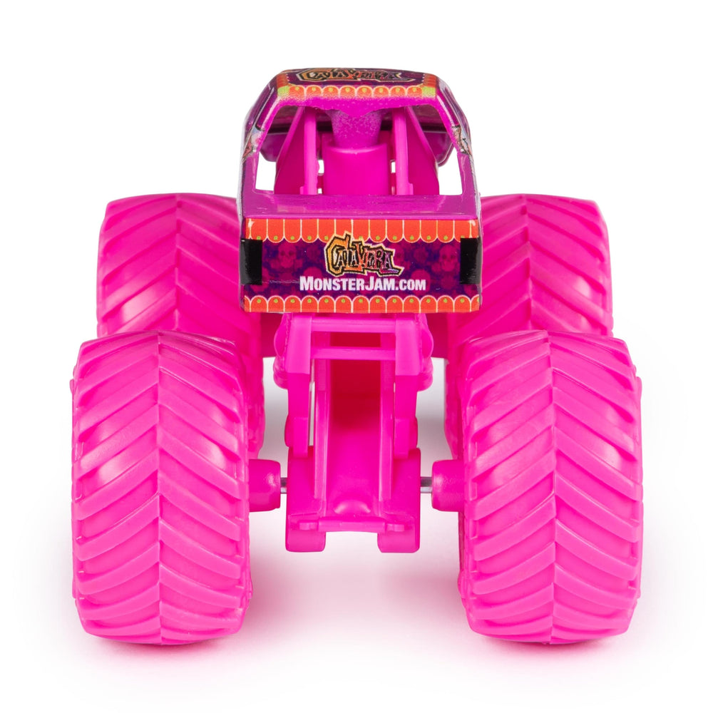 Monster Jam Calavera 1:64 packaging with window display tray.