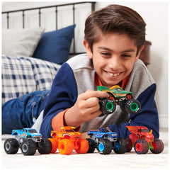 Monster Jam is designed for ages 3 and up, safe for young players.