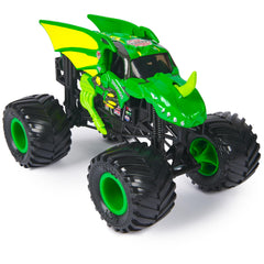Bakugan Dragonoid Green Monster Jam truck with authentic graphics