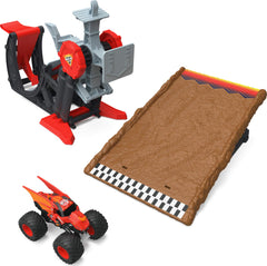 Monster Jam Bakugan Dragonoid Stunt Dial Set dial and supports for reliable setup.