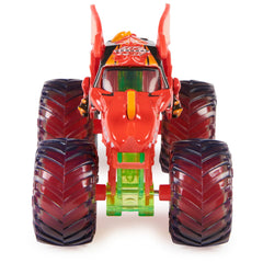 Included barrel accessory with Bakugan Dragonoid truck for stunts.