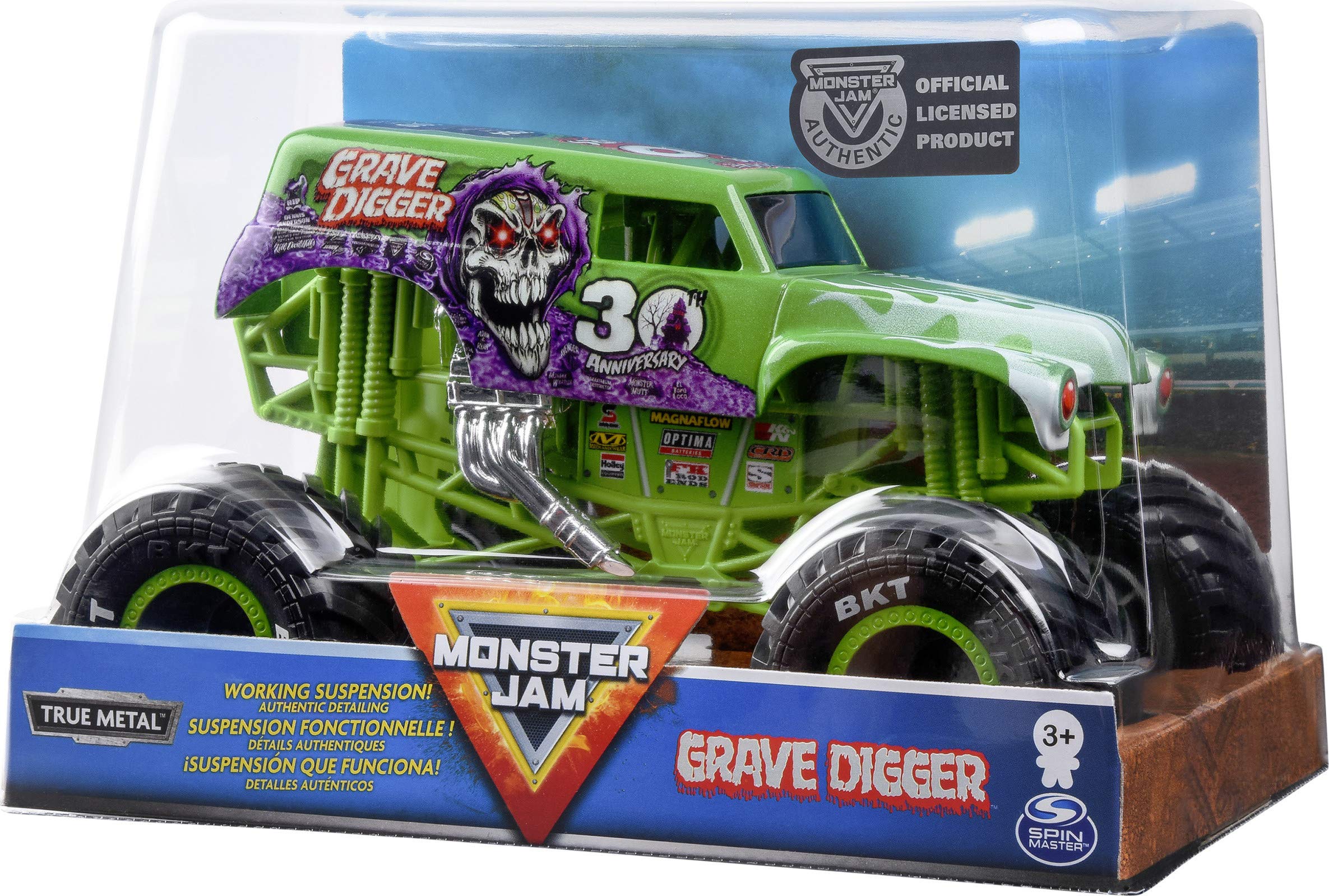 BKT tires on Monster Jam truck provide superior traction