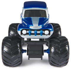 Monster Jam BKT tires close-up demonstrates traction-ready performance during play.