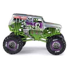 Monster Jam official BKT tires provide extra traction for rugged stunt setups