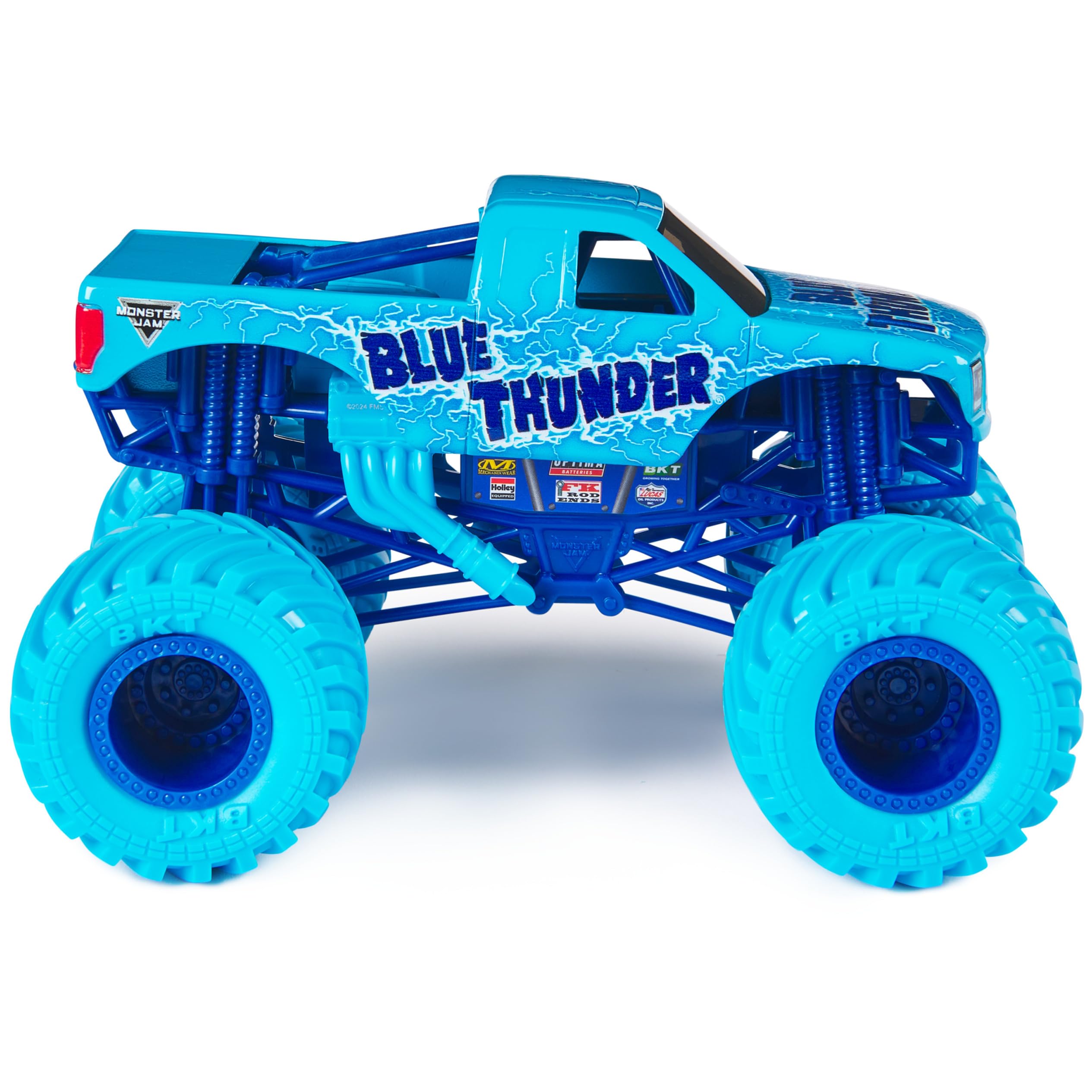 Blue Thunder detailed chassis adds realism for display or play