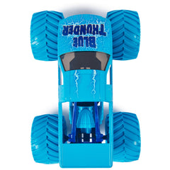 Blue Thunder working suspension absorbs impacts during jumps