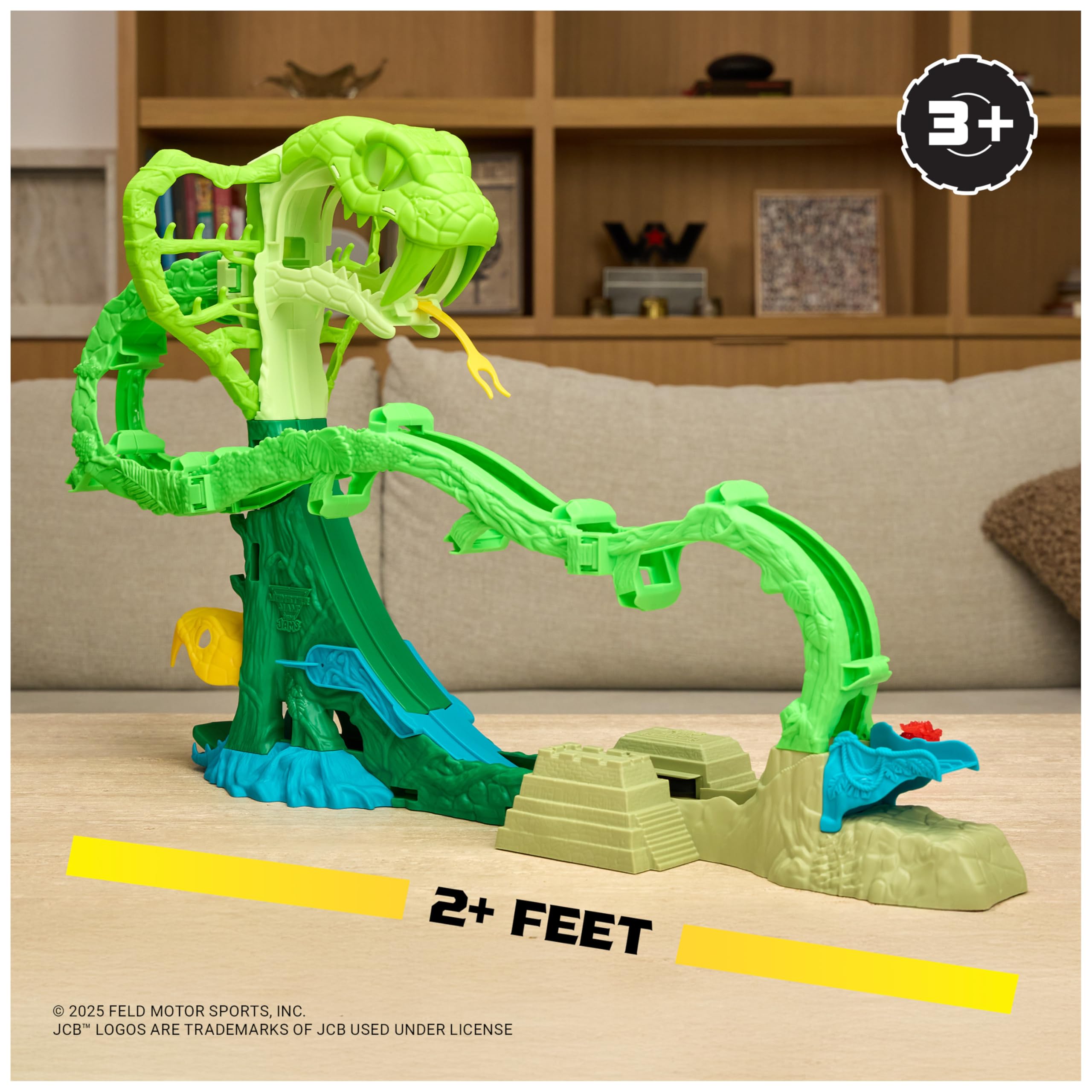 Monster Jam Cobras Crazy Escape booster base powers smooth auto-launch