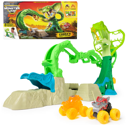 Monster Jam Cobras Crazy Escape entry ramp for exciting launches