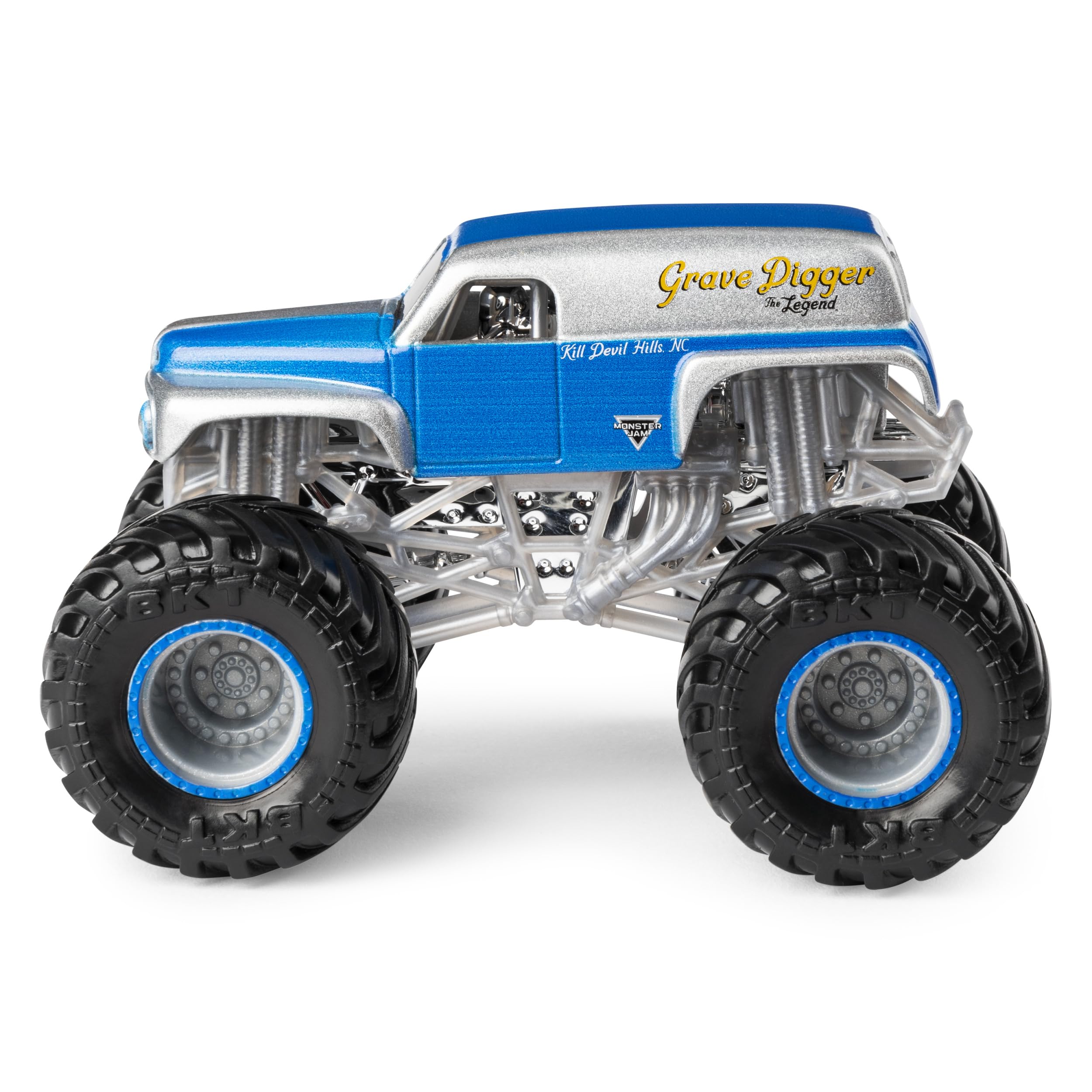 Monster Jam collector poster included to help organize and display your fleet.