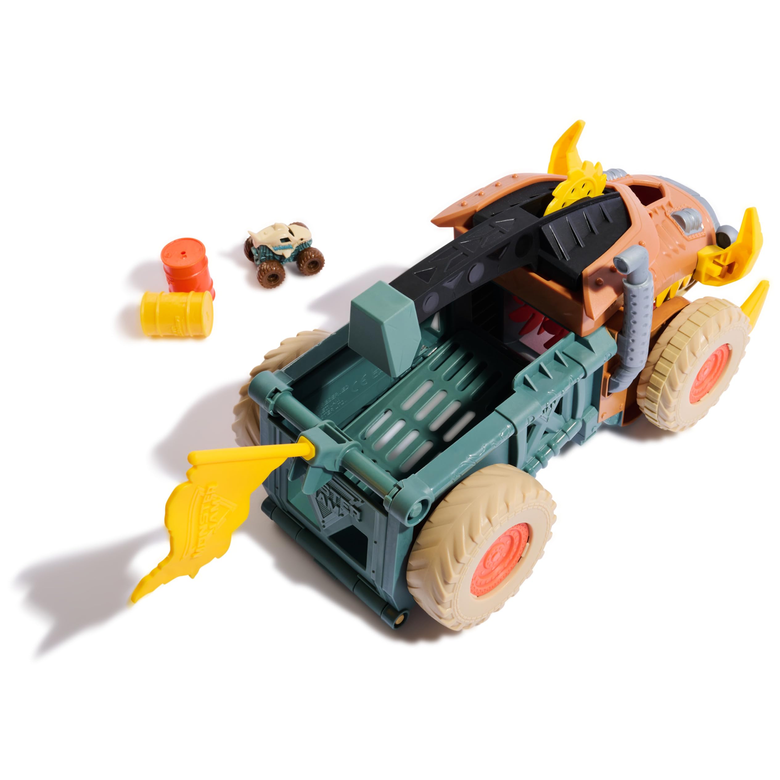 Complete Monster Jam Mini Jams set inspires imaginative play.