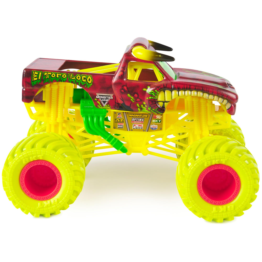 Monster Jam detailed chassis showcases authentic engineering and realistic look.