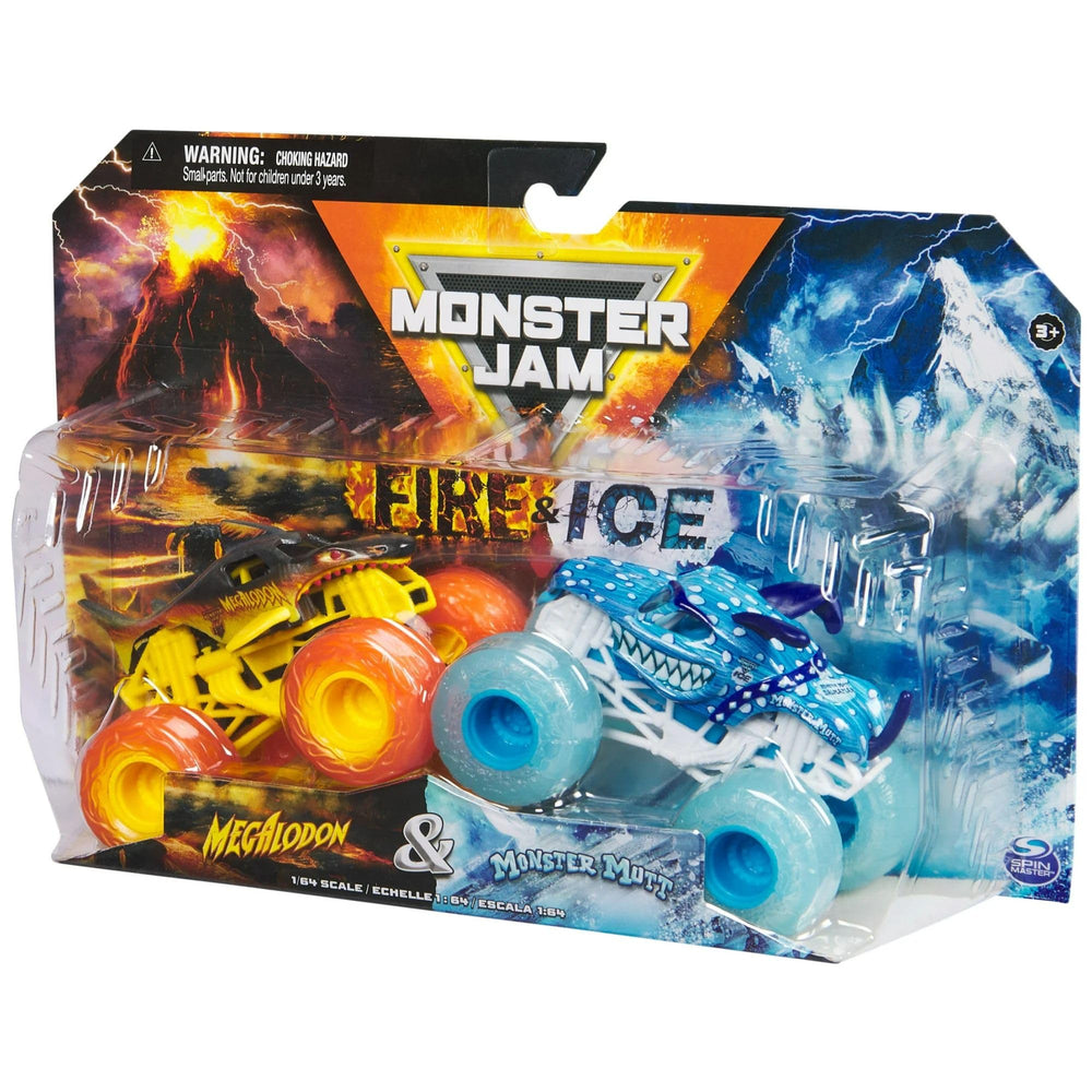 Monster Jam display-ready diecast duo to enhance any collection.