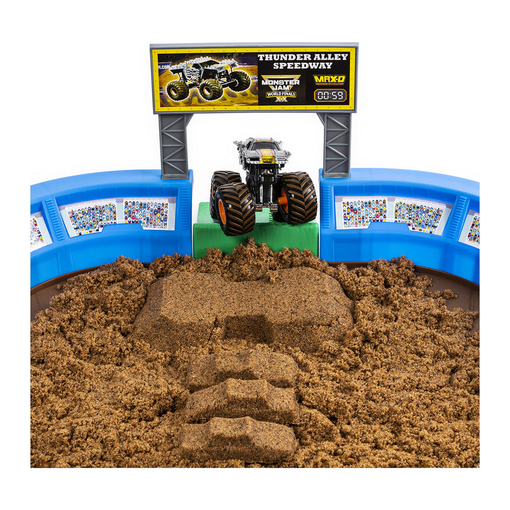 Dirt tools included to sculpt mountains and customize features.