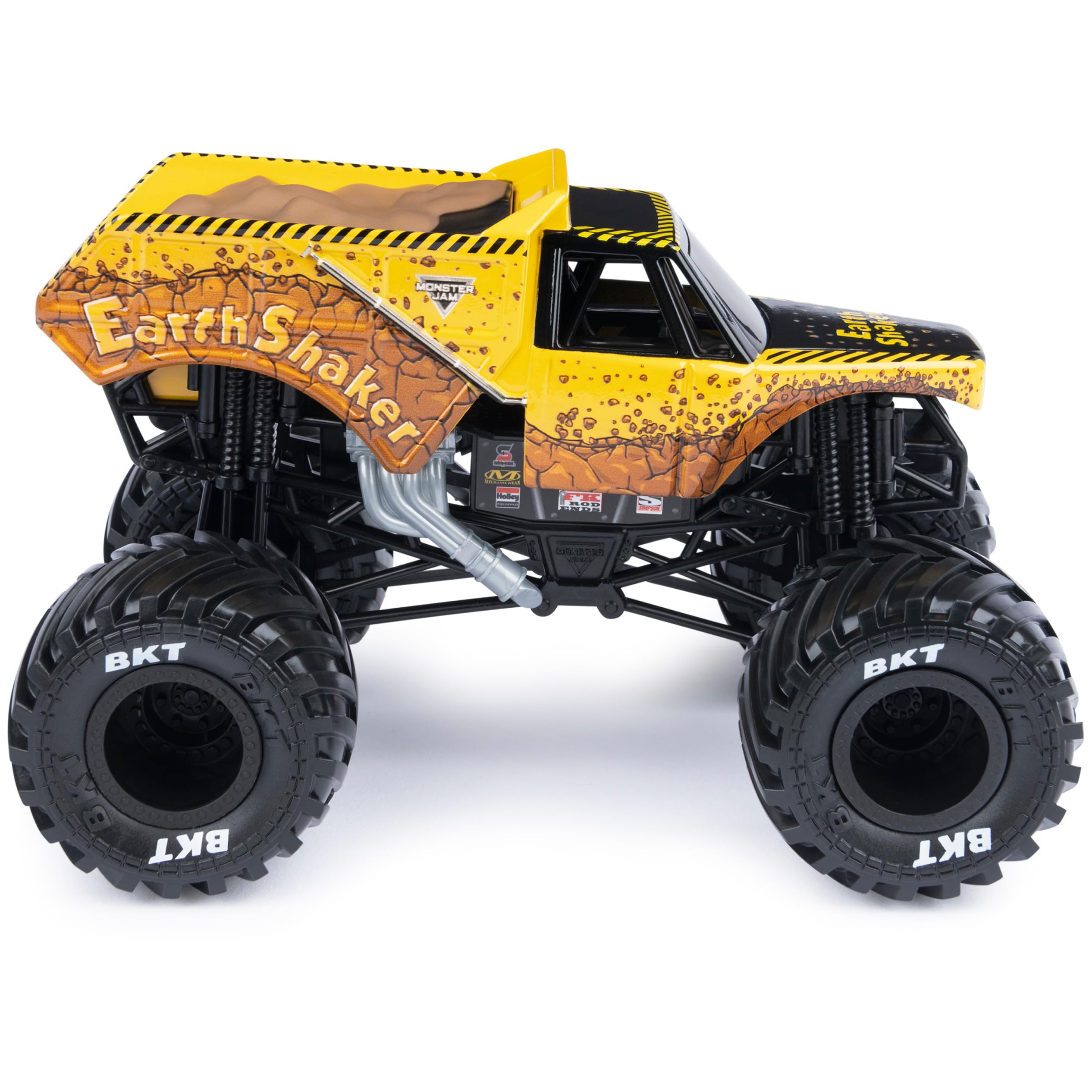 Monster Jam Earth Shaker working suspension supports impact during jumps
