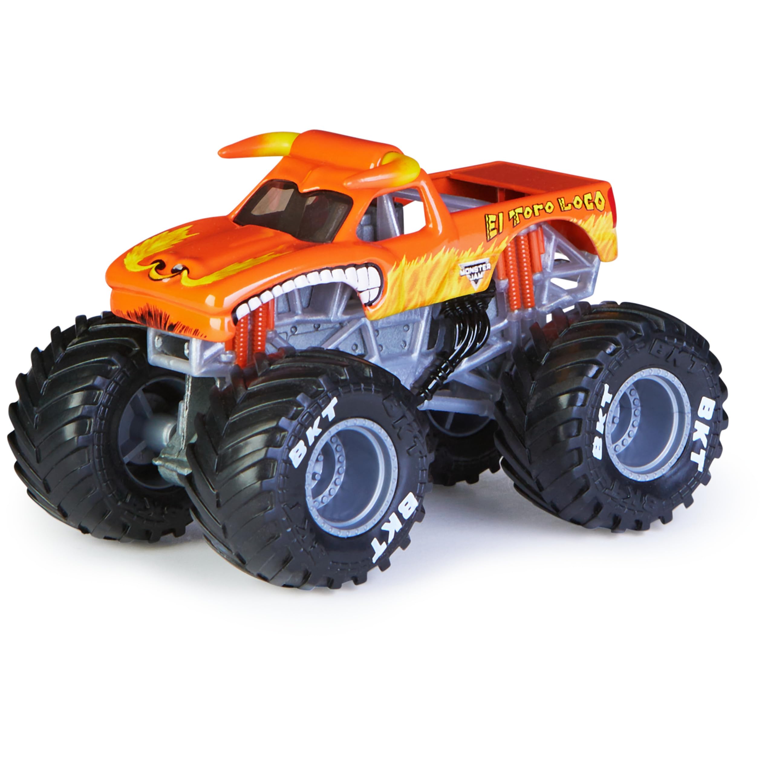 El Toro Loco 1:64 truck front view showing bold graphics for display
