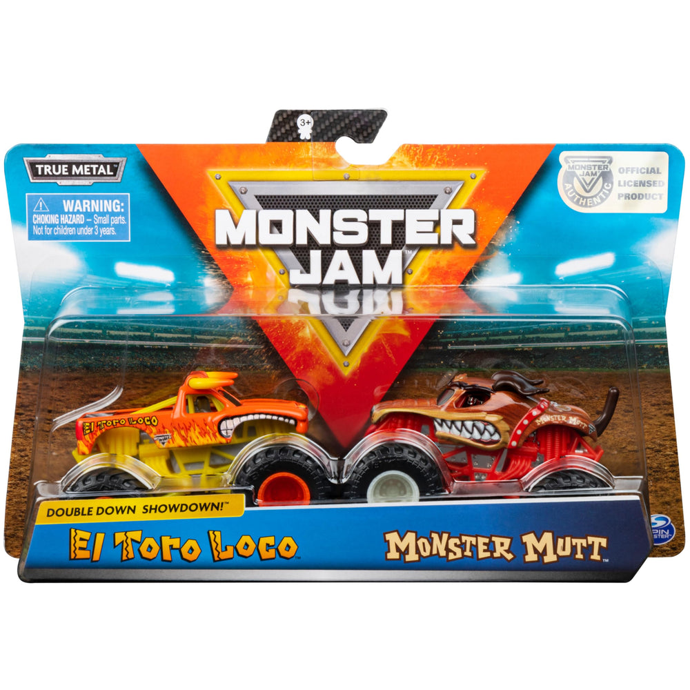 Monster Jam El Toro Loco truck with 1:64 scale detail and BKT tires