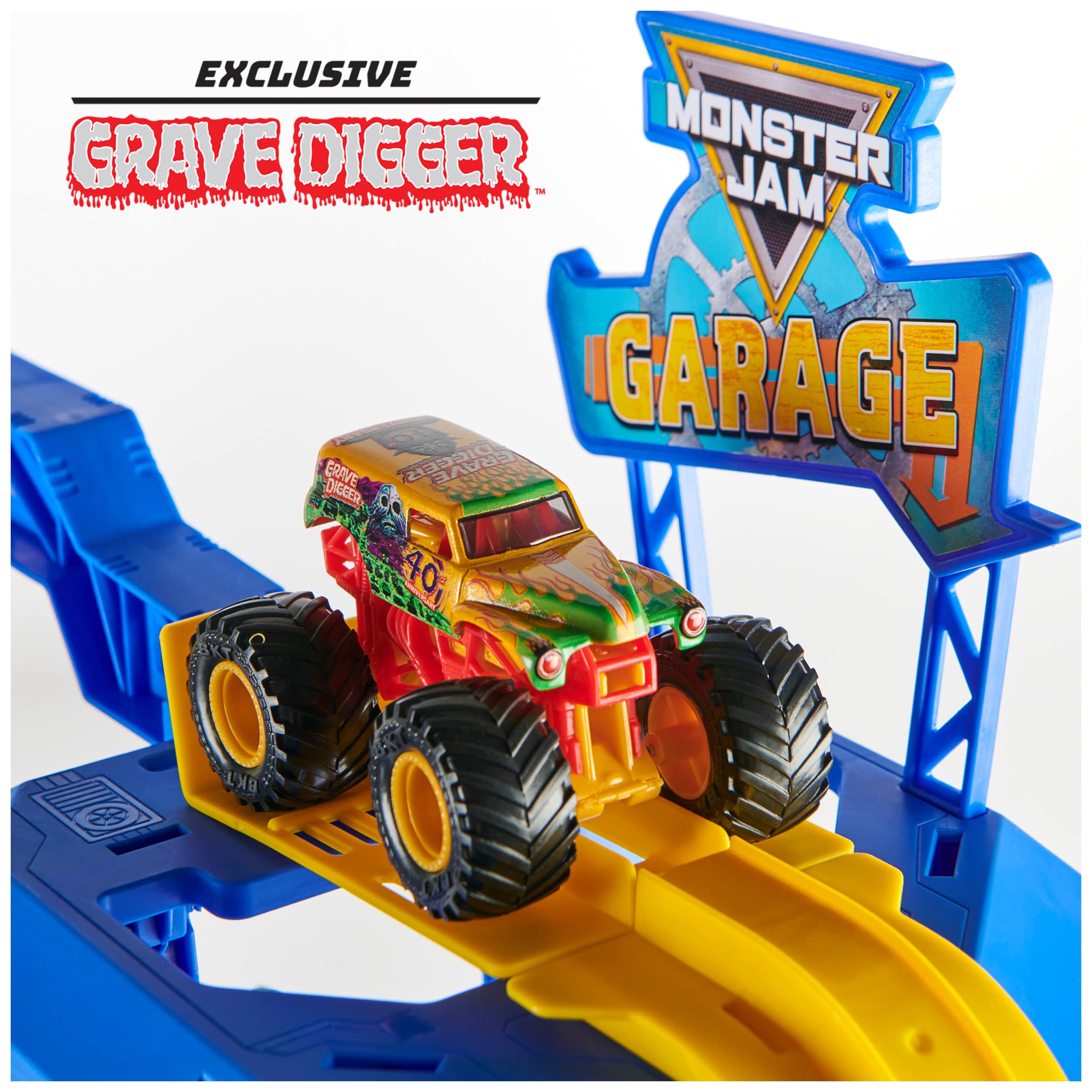 Monster Jam Garage lights and sounds enhance kid-driven play experiences