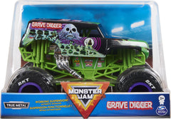 Monster Jam Grave Digger 1:24 scale truck with vivid graphics for an authentic display.