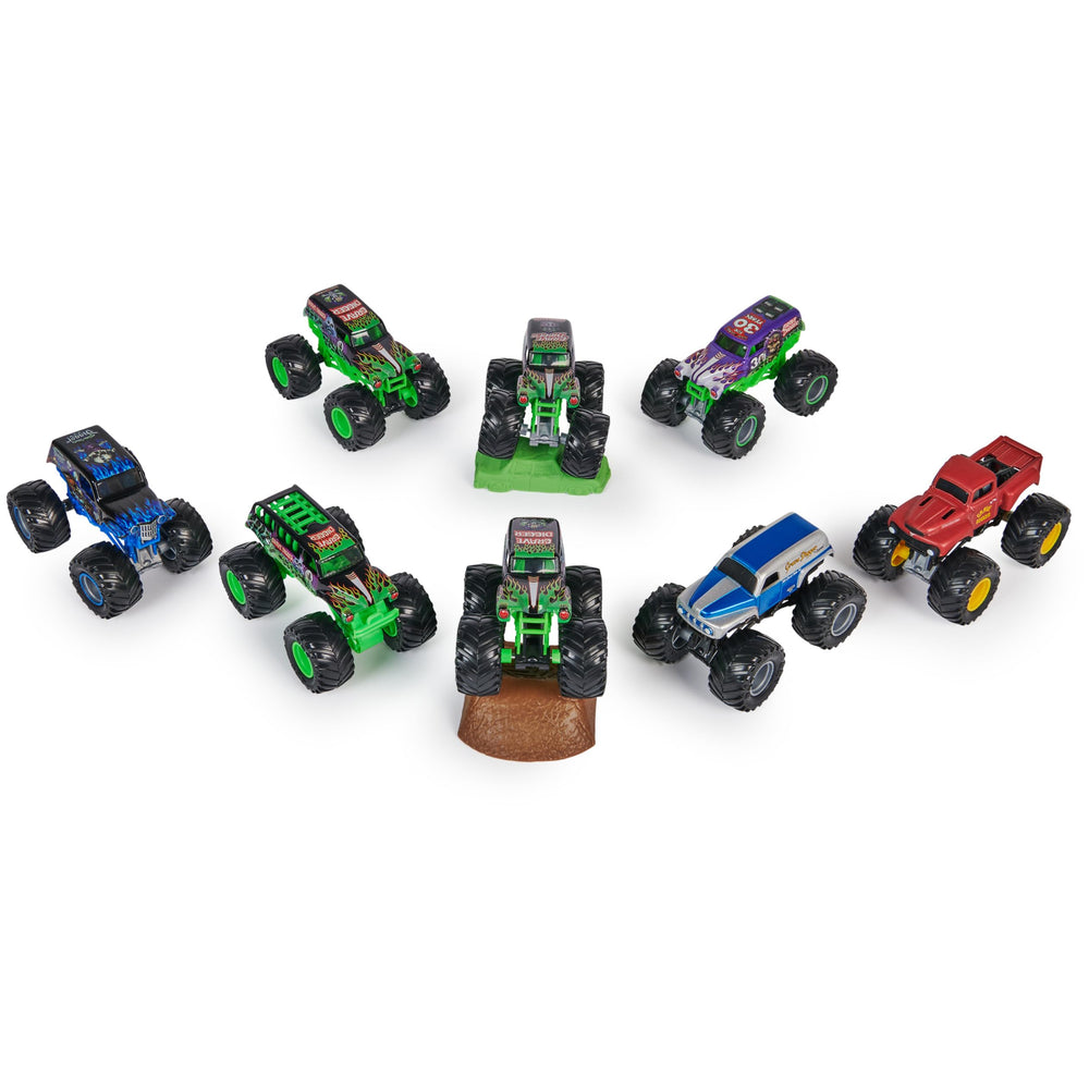 Collector's set from Monster Jam Grave Digger 40th Anniversary 8-Pack