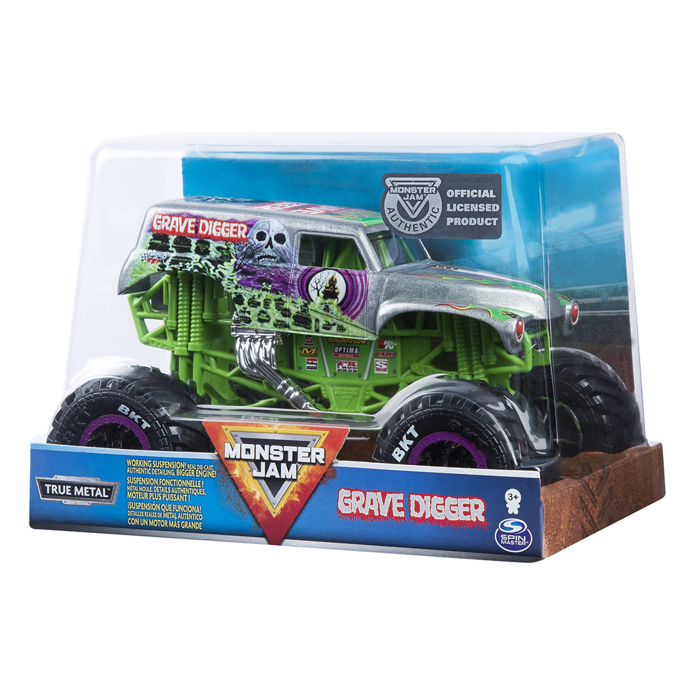 Monster Jam Grave Digger graphics detail captures iconic look for collectors