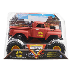 Monster Jam Grave Digger retro 1:24 truck with authentic graphics for display and play