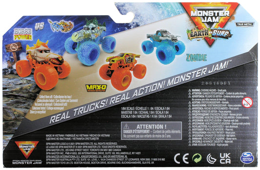Monster Jam Horse Power truck front view highlights bold graphics and touch control.