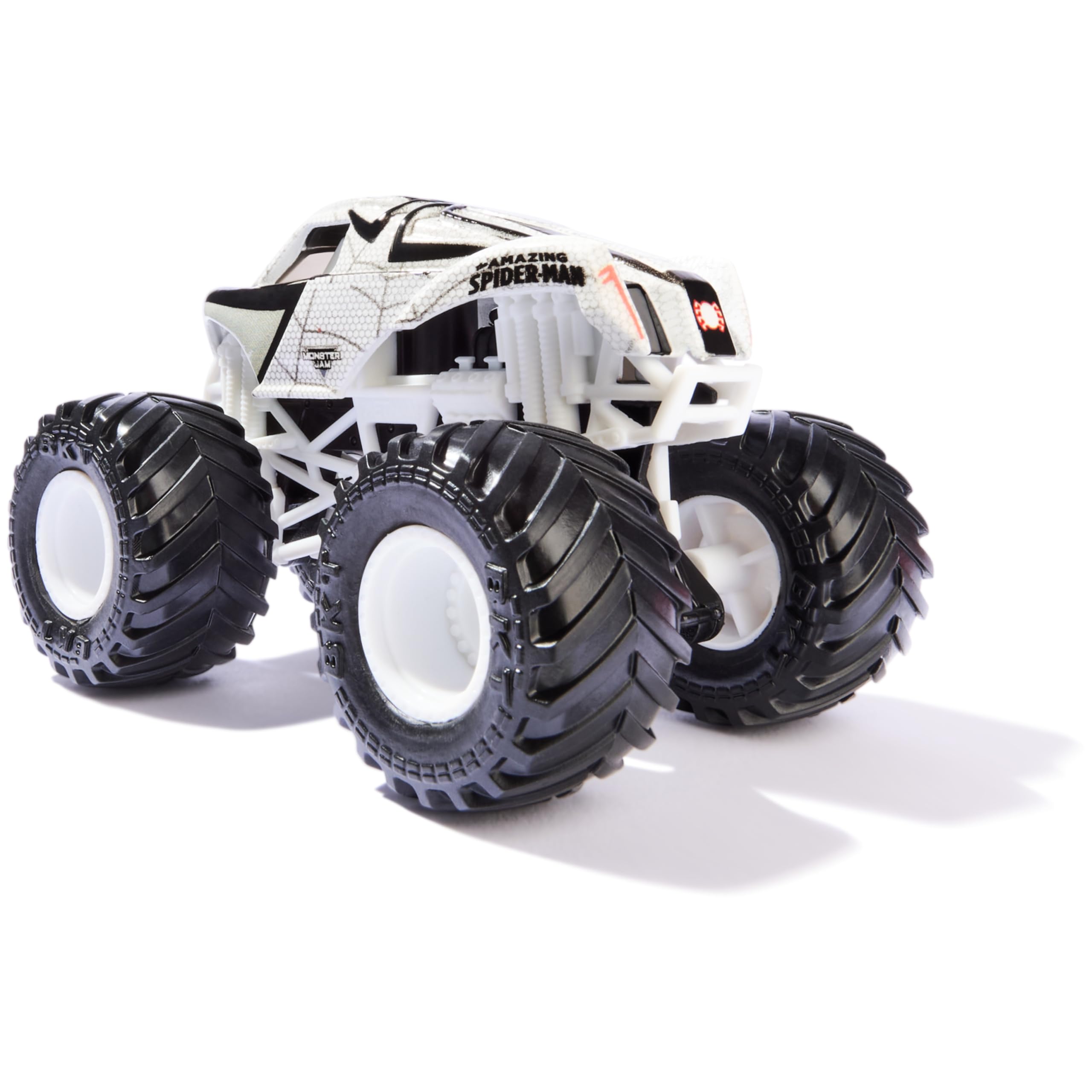 Monster Jam Marvel Black Panther 1:64 truck with sleek design for adventure