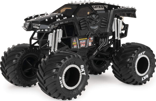 Monster Jam Max-D 1:24 scale die-cast truck side view with collector graphics