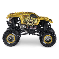 Monster Jam Max D features BKT tires for enhanced surface traction