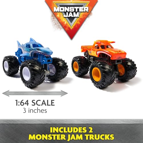 Megalodon 1:64-scale truck with chrome rims