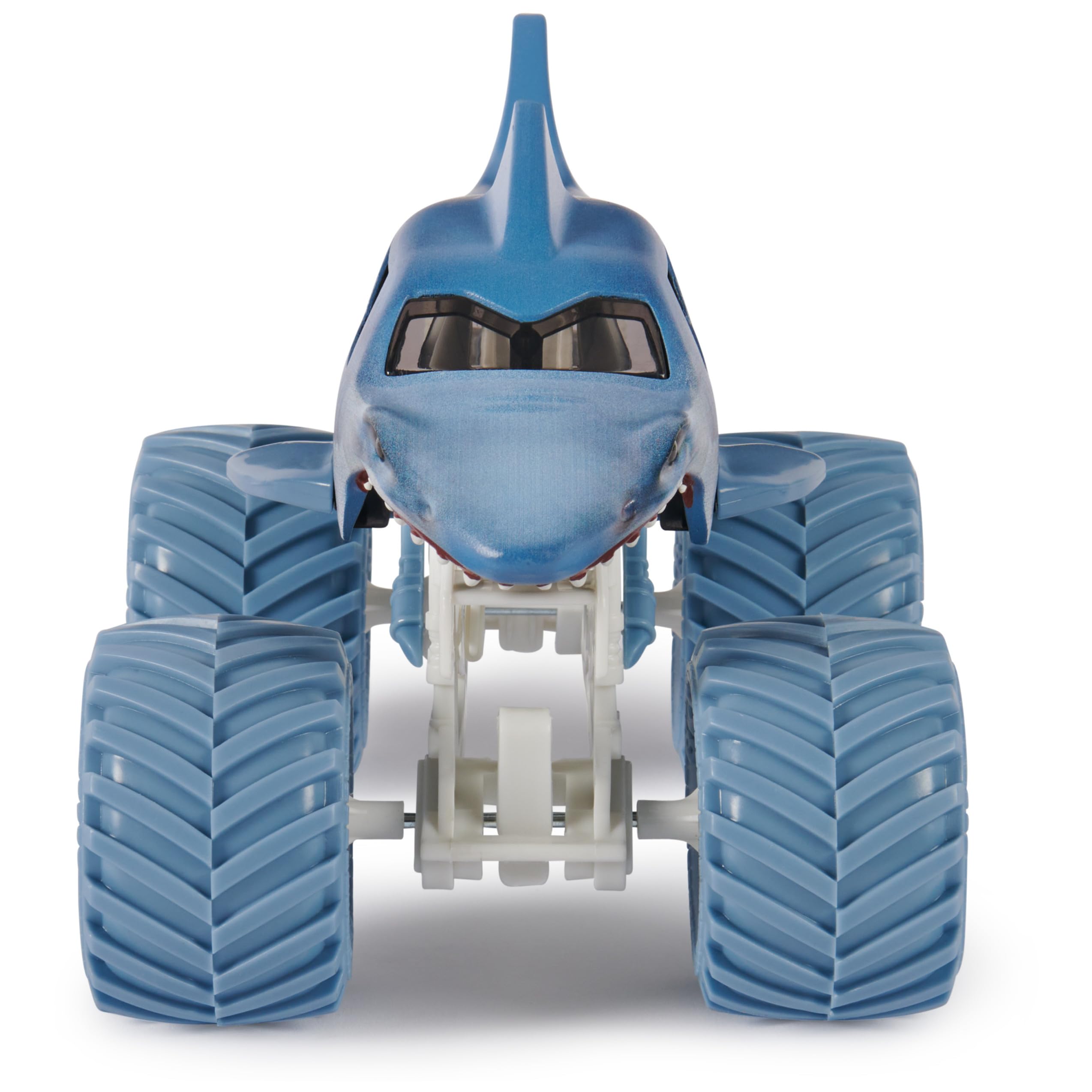 Monster Jam Megalodon 1:24 graphics emphasize retro styling and authenticity