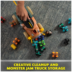 1:87-scale Mini Jams trucks add realistic pretend battles.