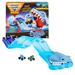 Monster Jam Mini Megalodon launcher in action for dynamic play