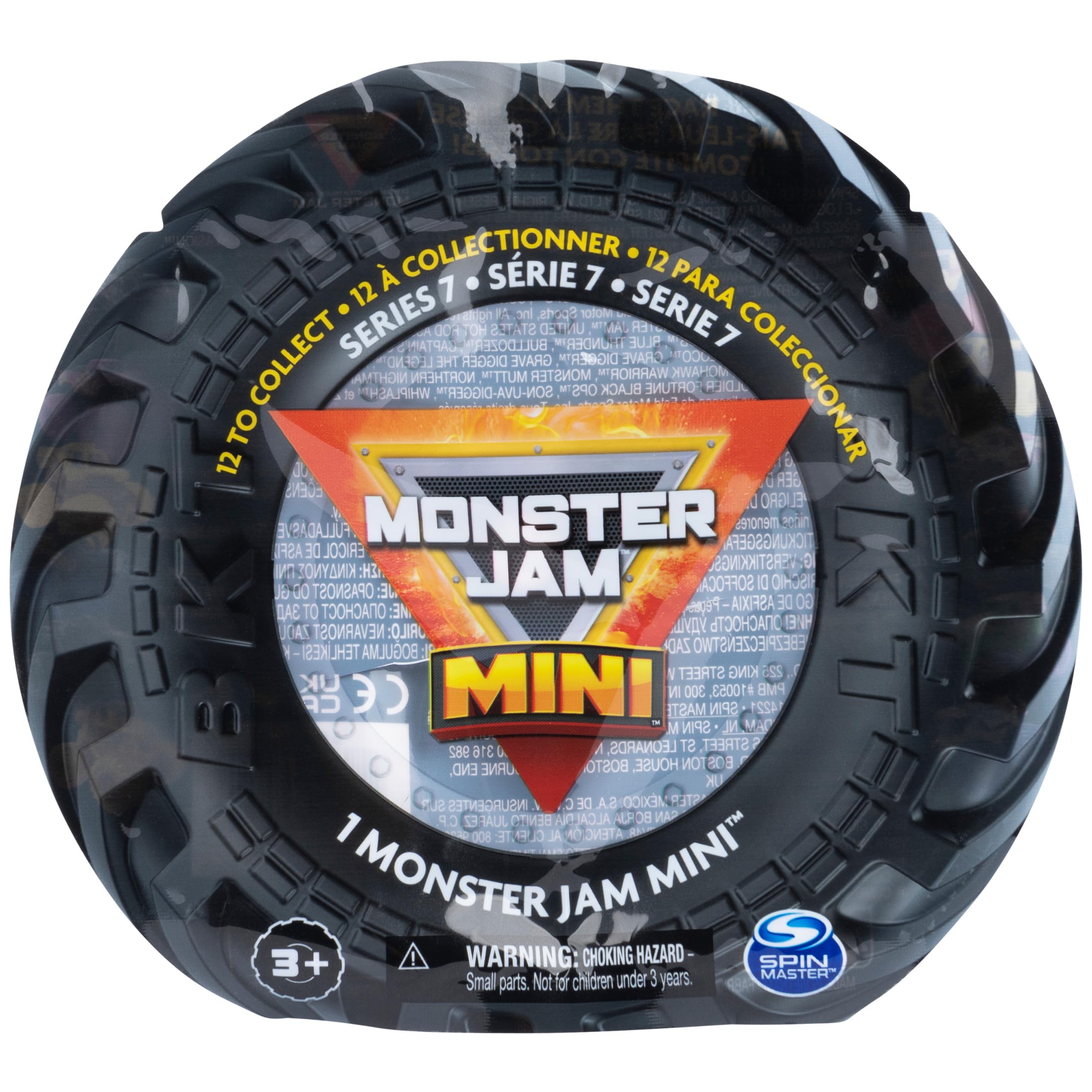 Monster Jam Mini Truck detailed graphics close-up showing authentic branding and colors.