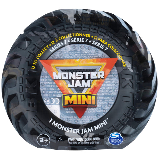 Monster Jam Mini Truck detailed graphics close-up showing authentic branding and colors.