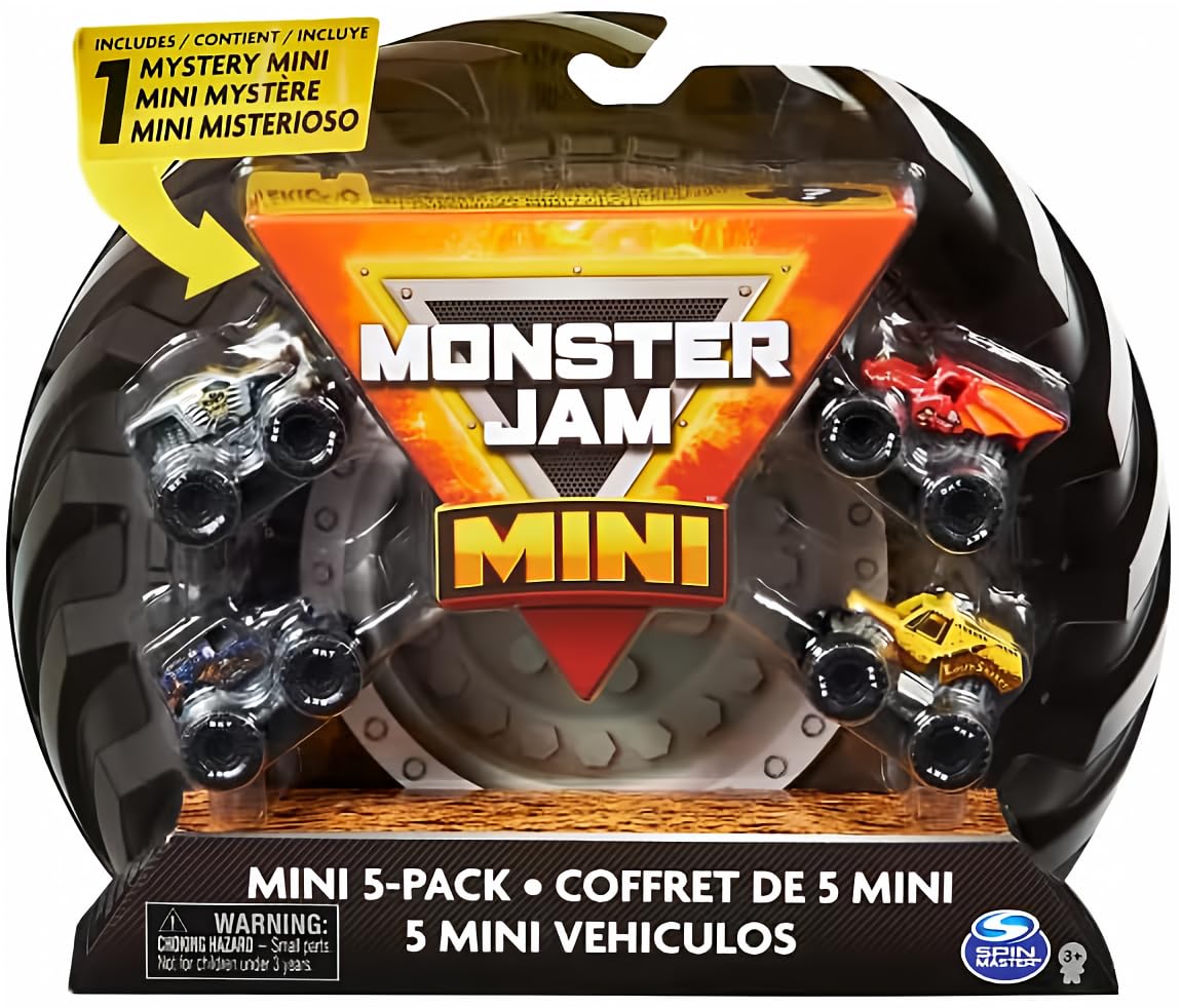 Monster Jam Mini Sonuva Digger truck, compact collectible for action-packed play on the go.