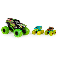 Monster Jam Mystery Machine 1:64 die-cast with molded driver for storytelling.