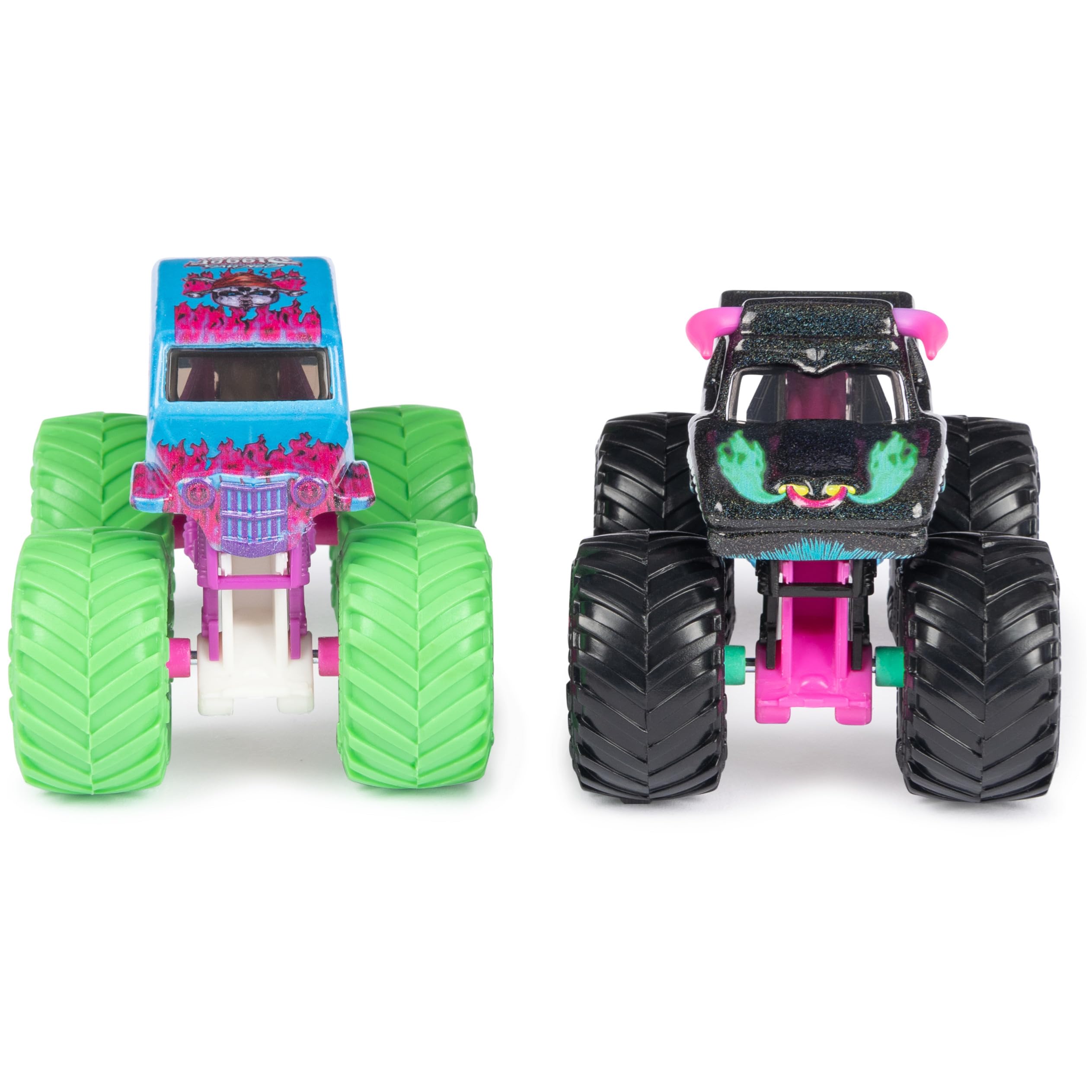 Monster Jam Nitro Neon Son-Uva Digger rear view for display-ready appeal
