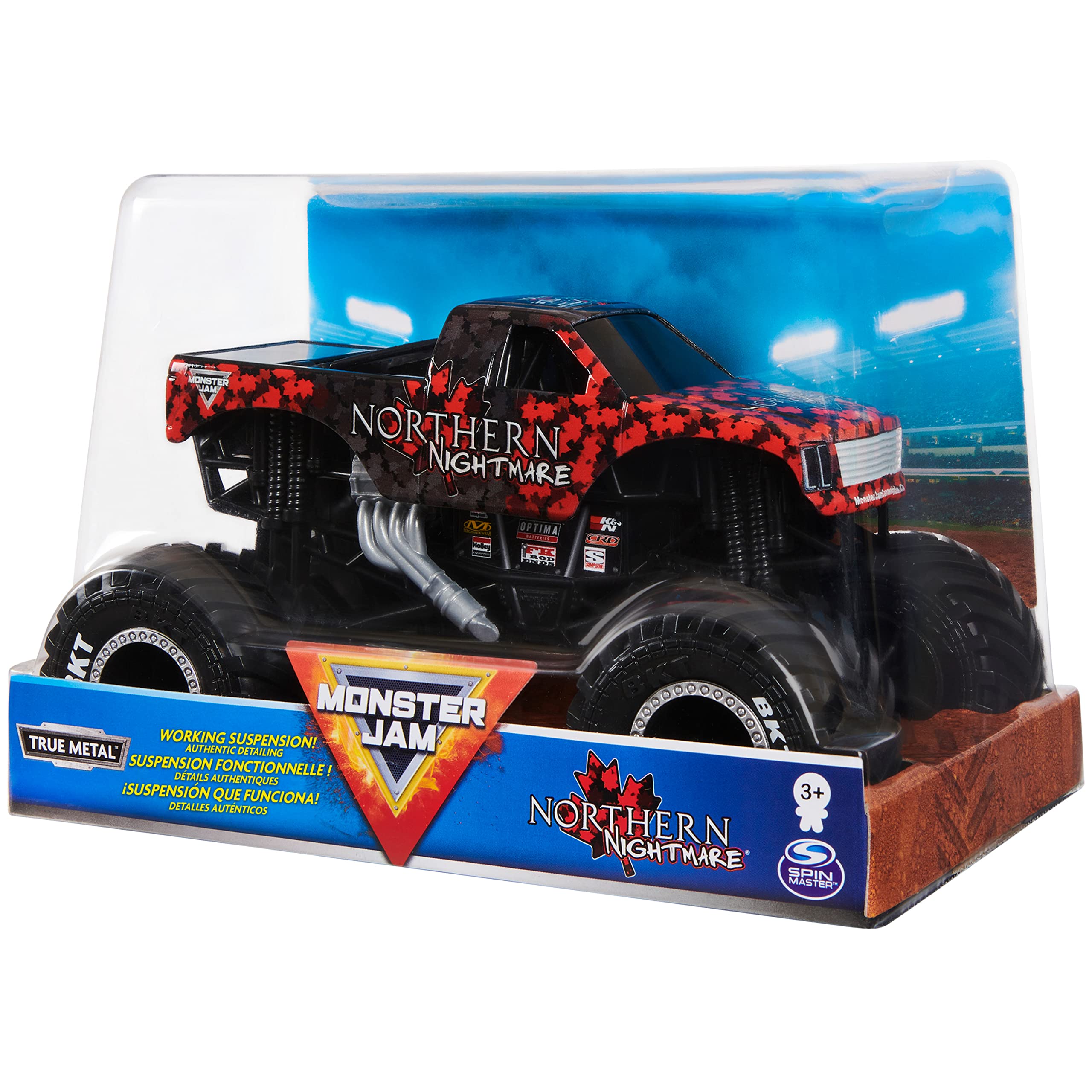 Monster Jam Northern Nightmare die-cast cabin promises durable display