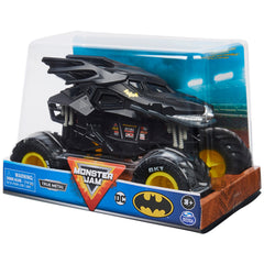 Monster Jam Batman 1:24 truck chrome rims for premium styling and display appeal.