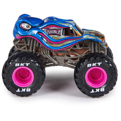 Kraken side graphics show authentic Monster Jam styling