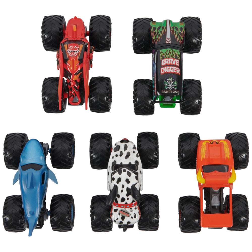 Monster Jam Pit Party tire detail with official BKT tires