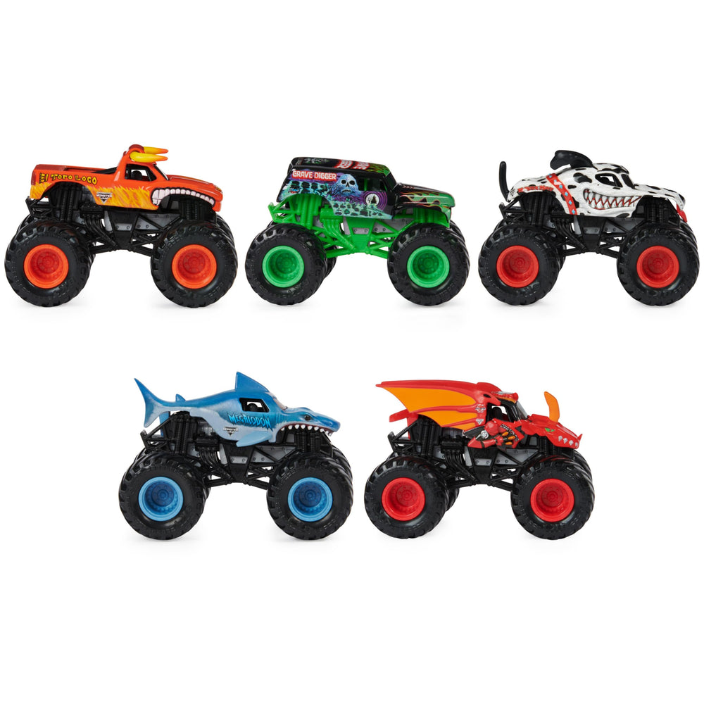 Monster Jam Grave Digger Pit Party 1:64 scale truck for display and play