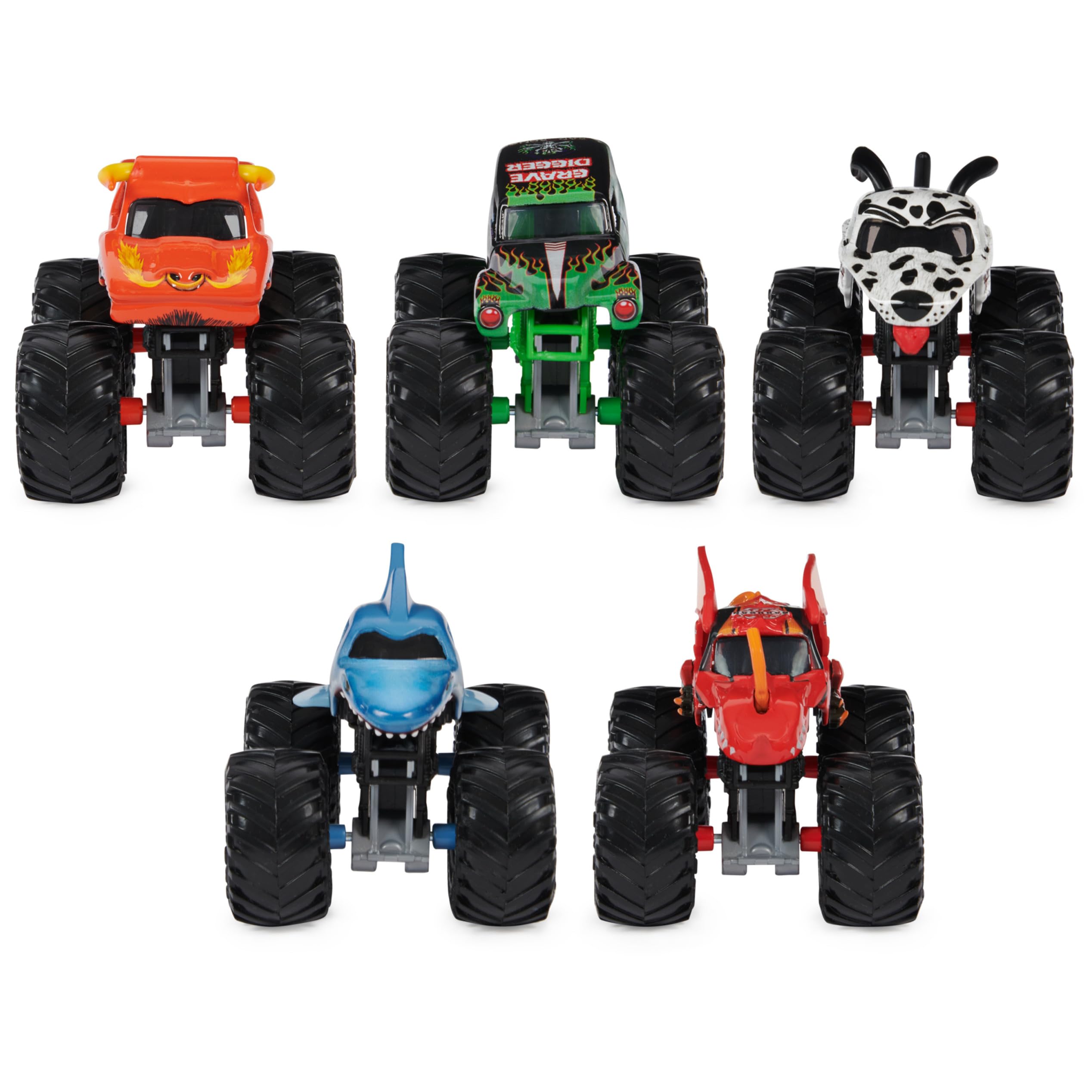 Monster Jam Megalodon 1:64 scale truck for immersive racing fun