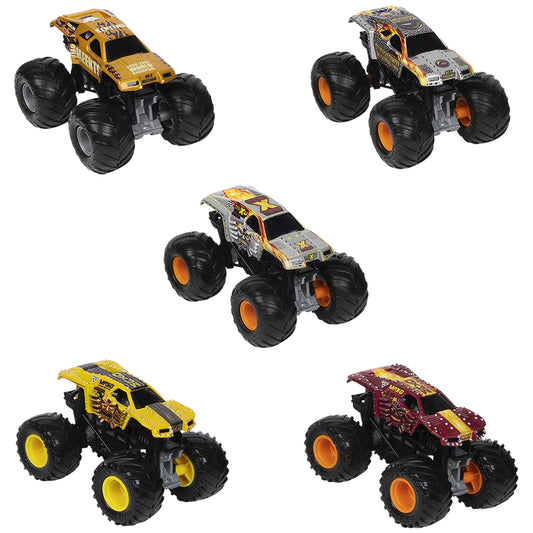 Monster Jam Max-D 2003 model with official BKT tires and stylized chassis.