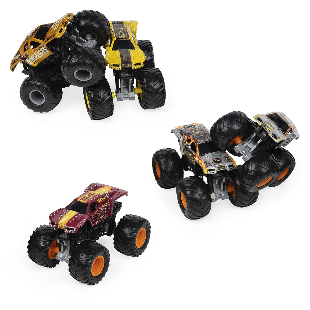 Monster Jam Max-D 2010 model with chrome detailing and authentic graphics.