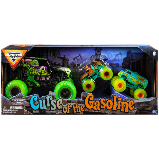 Monster Jam Scooby-Doo 1:64 die-cast with detailed chassis for imaginative play.