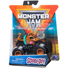 Driver molded into seat on Scooby Doo Monster Jam truck for immersion.