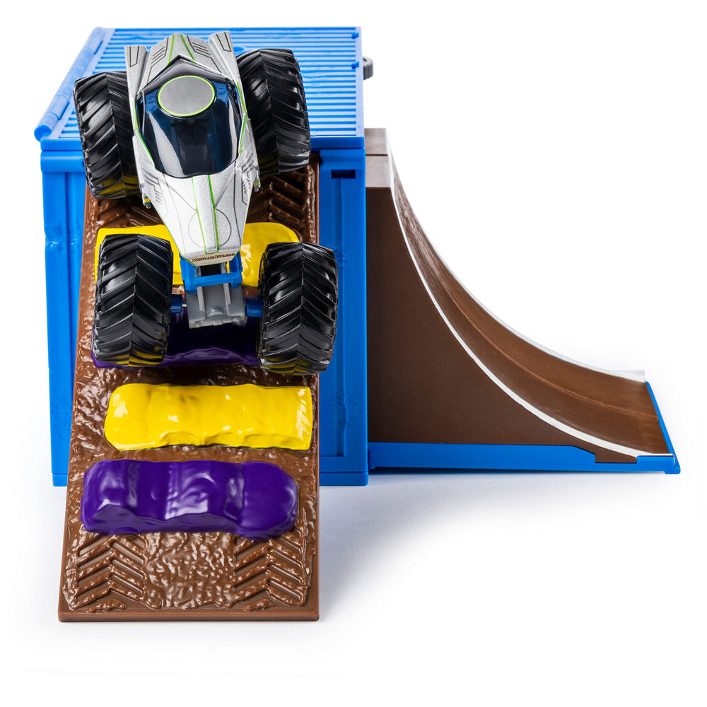 Monster Jam Ship It Flip It ramp-angle-one creates varied jump lines.