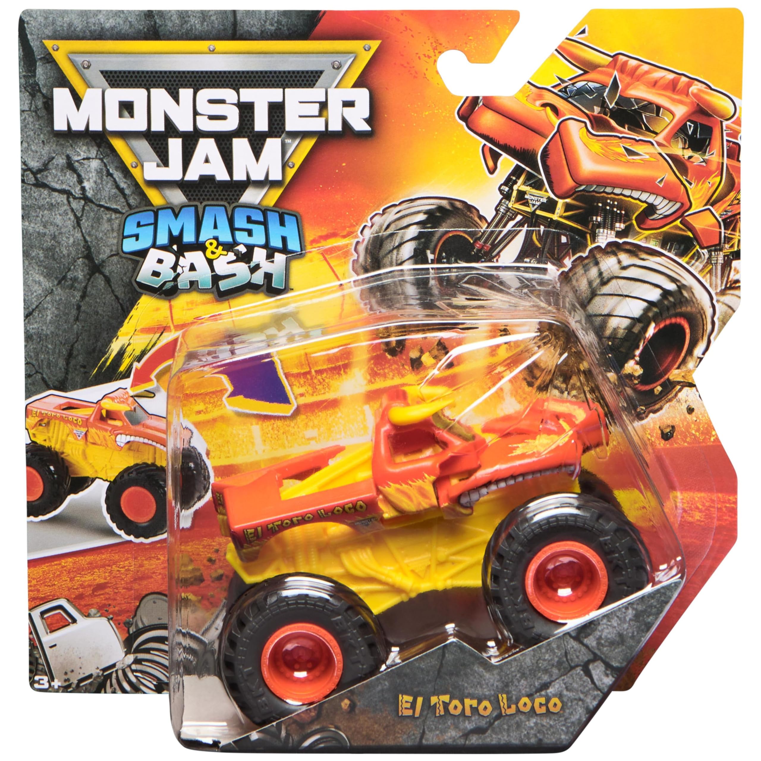 Squeeze-to-repair feature demonstrated on the Megalodon truck.